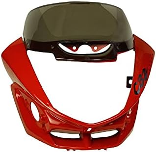 Headlight Visor with Glass for CBZ Xtreme (Red) type-2