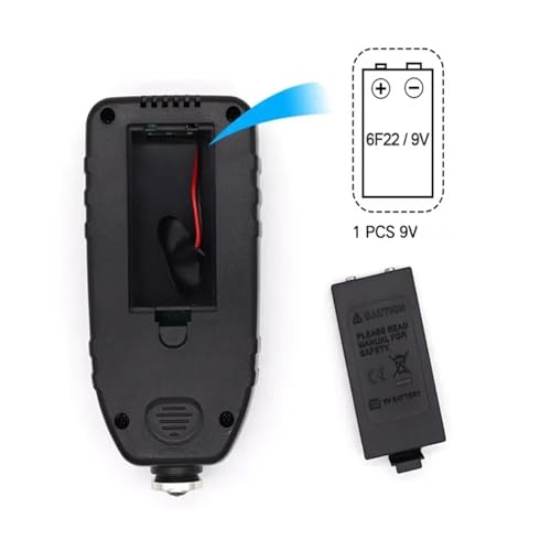 Medidor digital de espesor para recubrimiento de pinturas en hierro y aluminio con alta precisión miniatura 7