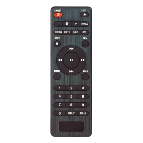 Télécommande pour chaîne hifi Sharp XL-B512 accessoire de rechange infrarouge noir