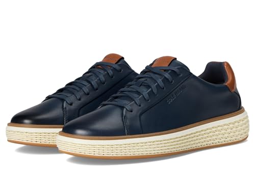 Cole Haan Mens Shoes - Grandpro Court Skyweave Sneaker Navy Blazer/British Tan 11.5-M US