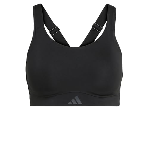 adidas Femme Optime Workout High Support Bra, Black, XS A-B