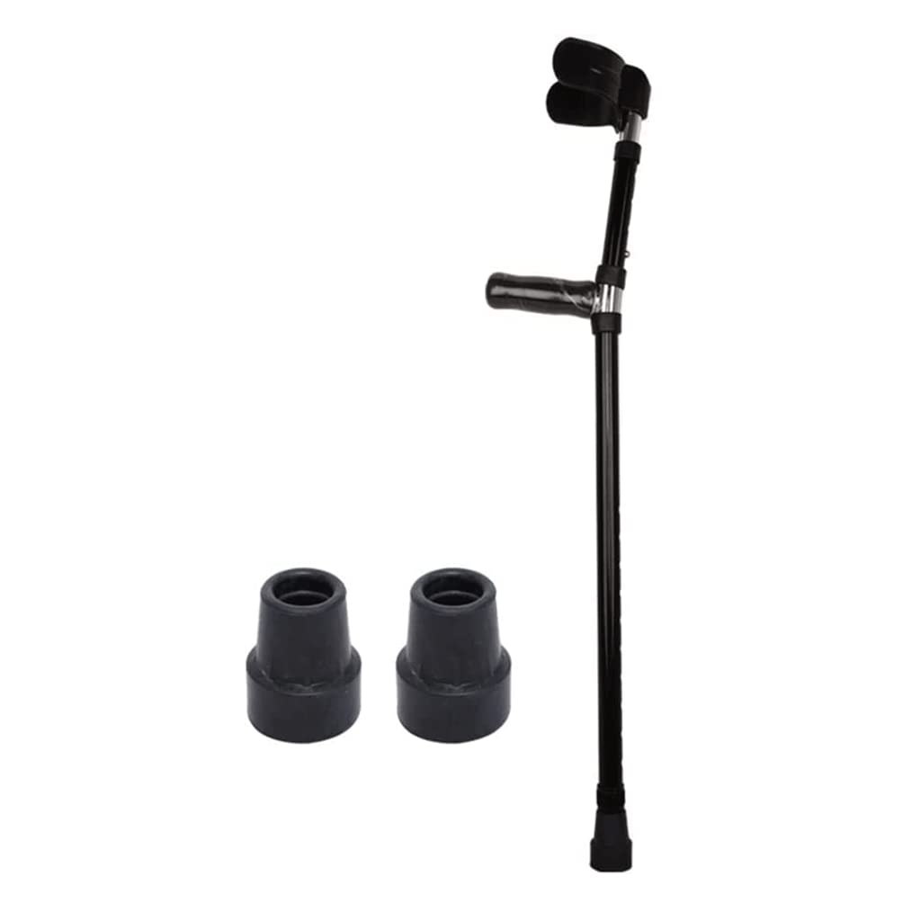 LIOONS Muletas con Mango cómodo para Caminar, muletas médicas de Aluminio para antebrazo, muletas ergonómicas para Adultos, muletas para Mujeres y Hombres