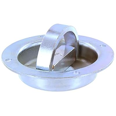US Cargo Control Rotating Pan Fitting/Recessed Mount D-Ring Tie Down (6,000 lbs. Break Strength)