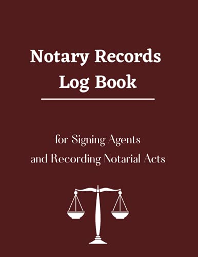 Notary Records Log Book: for Signing Agents and Recording Notarial Acts - Official Notary Journal For Public Notary - Two Records Per Page With Enough Space to write Notes - (Thumb Print Available)
