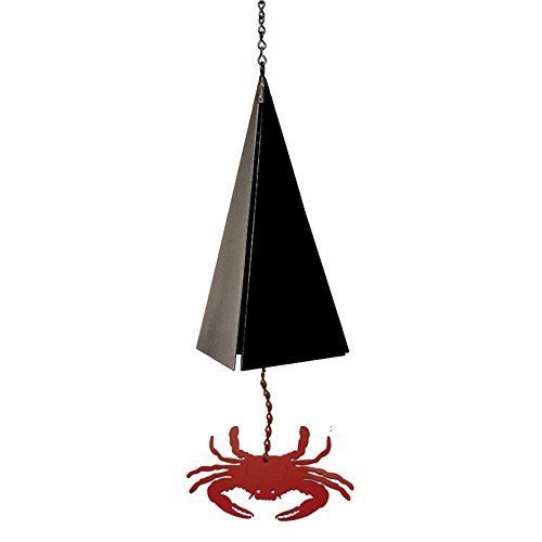 North Country Wind Bells Puget Sound Bell With Red Crab - 2 Tones #TOP10