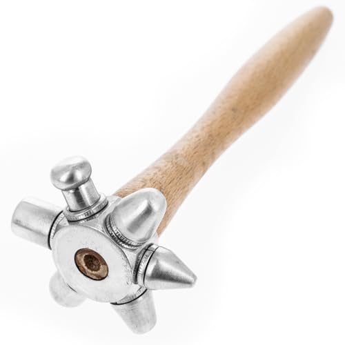 Universal Tool 6 in 1 Multi-head Specialty Jewelry Hammer