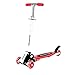 Trottinette Scooter pour Enfants, Direction Flexible, Solde d'exercice, Ajustement sans Hauteur De Trois Engrenages, Adapté Aux Enfants De 3-7 Ans(Color:Rouge)
