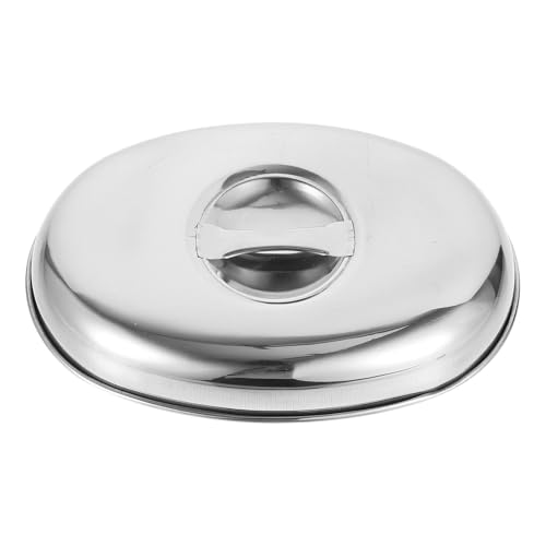 ledmomo ステンレス製オーバル食品カバー 耐錆加工熱集中保鮮フードフード キッチン防油防水ステーキ蒸し器対応