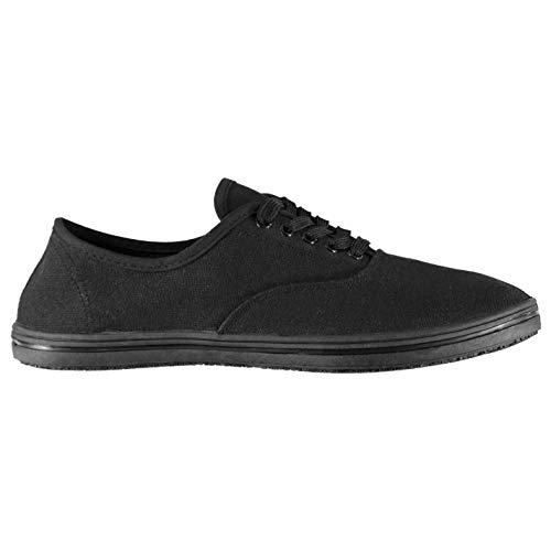 Slazenger Hombre Zapatillas Deportivas De Lona Negro 45.5