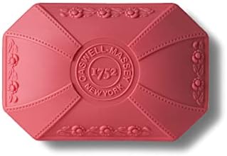 Caswell-Massey Triple Milled NYBG Honeysuckle Single Soap Bar, Scented & Moisturizing Bath Soap For Women, Made In The USA, 3.5 Oz