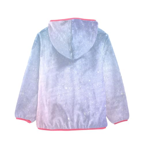 GuoChe Rainbow unicorns Style Bright Abstract Boys Fleece Jacket2