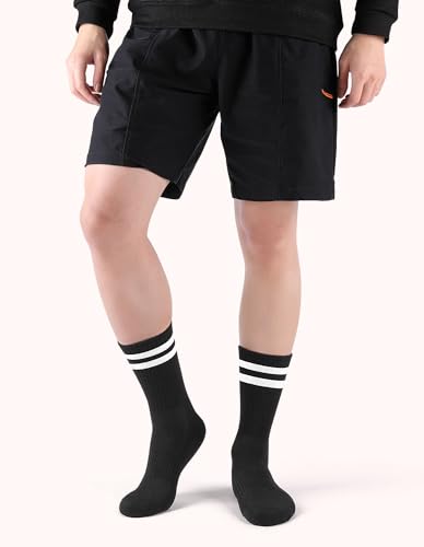 Image of Airacker Athletic Socks Sport Running Calf Socks Performance Cushioned Breathable Crew Socks for Men Women(6 Pairs)