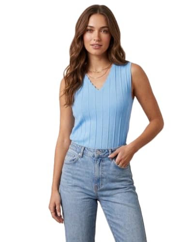 Bedazzle blue knit top – image 4