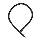 ABUS Rahmenschloss-Einsteckkette IvyTex Adaptor Chain 6KS - Fahrradschloss mit schmutz- und feuchtigkeitsabweisender Hülle - 6 mm Starke Kette - Schwarz