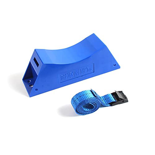 HPHPH Cylindre de gaz liquéfié RV Support Mural de Cylindre de gaz Support de réservoir de Carburant Dispositif de sécurité, Accessoires Camping Car(Blauw)