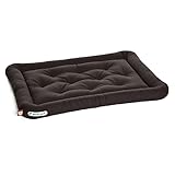 Doctor Bark Hundekissen - orthopädisches Hundebett, 95°C waschbar, hygienisch, robust & bequem (L - 90x70 cm, Braun)