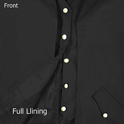 Bitseacoco BIT234 Boys Medieval Tailcoat Jacket Halloween Costumes, Gothic Steampunk Vintage Victorian Frock High Collar Uniform Coat thumb #4