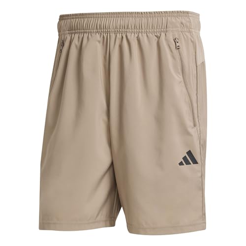Adidas Herren Train Essentials Woven Training Shorts, Chalky Brown/Black, L 5 inch
