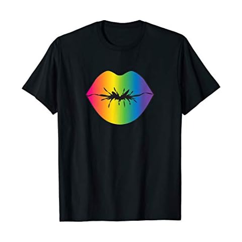 Pride Rainbow Lips T-Shirt Cover