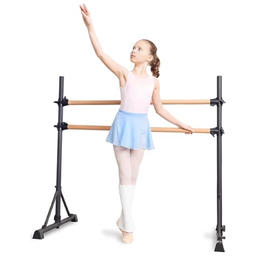 Barra de ballet ajustable portátil, barra de baile resistente para el hogar y el gimnasio, perfecta para estiramientos y dominadas