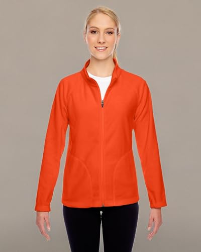 Team 365 Ladies' Campus Microfleece Jacket 2XL SPORT ORANGE4