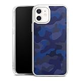 DeinDesign Magnetische Hülle Case Handyhülle mit MagSafe kompatibel mit Apple iPhone 12 Camouflage Bundeswehr Black & Bold