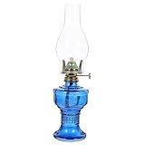 Lampe à huile en verre : lampe à pétrole spéciale et de style chinois, et jolie, vous apporte une merveilleuse expérience d'utilisation, lampes à pétrole vintage