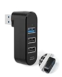 Connectivité Étendue avec Multi USB pour PC : Ce hub USB 3.0 à 4 ports transforme un seul port USB en port USB multiple pour PC, avec 1 port USB 3.0, 2 ports USB 2.0 et 1 port USB-C. Il vous permet de connecter jusqu'à 4 appareils simultanément, vous offrant une solution pratique pour gérer vos périphériques avec facilité.
