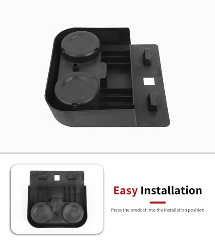 Portavasos de Piso para Ford F150 F250 F350 F450 2021-2026 Negro miniatura 7