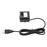 Bonbela Filtro de acuario USB – Bomba de agua 8 × 7 × 5 USB DC 5 V pequeña bomba sin escobillas para acuario, fuente de peces, circulación de agua, bomba sumergible