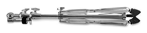 XDrum Beckenständer Semi - Cymbal Stand höhenverstellbar von 70-140 cm - Praktisches Memory Lock System - Doppelstrebig und stabil - Silber - Image 7