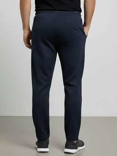 Image of Khakey Men's Black Regular Fit Cotton Plus Size Track Pant|Regular Fit Track Pants|Cotton Trackpant for Men|Solid Trackpants Men Combo