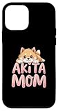 Fácil instalación Akita Mom Dog Akita Inu Mama Lindo Cachorro Carcasa para iPhone 12 mini