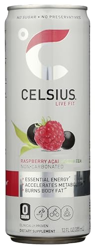Image of Celsius RTD Green Tea Raspberry, 12 Ounce