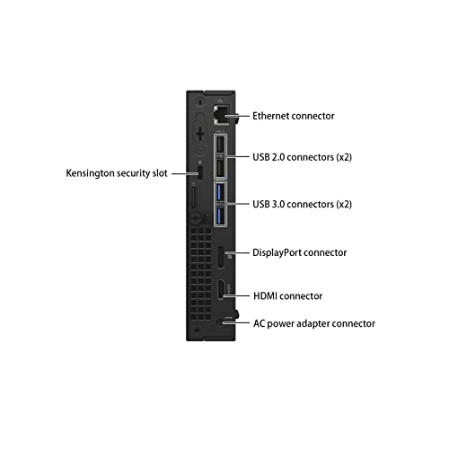 Dell Optiplex 3040 Micro Business Desktop Pc, Intel Quad Core I5-6500T Up To 3.1Ghz, 8G Ddr3L, 256G Ssd, Wifi, Bt 4.0, Windows 10 Pro 64 Bit-Multi-Language Supports English/Spanish/French(Renewed) #TOP5