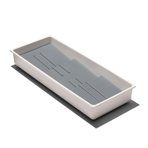 Image of OXO Caddy, Spice Drawer Organizer, White | Good Grips | Compact | Pack of 4
