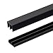 Randall Manufacturing Co., Inc | Plastic Sliding Door Track | 6 Feet Long | Fits 1/4” Doors | Easy & Quick Installation | PVC Plastic Track | Works on Multiple Door Types