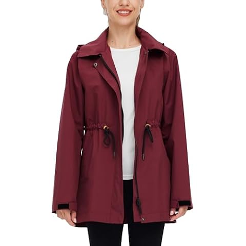 Wantdo Women's Waterproof Rain Jacket Cover