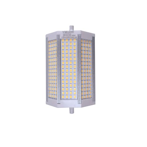 Y.W.Licht R7S Ampoule LED 50 W 118 mm à intensité variable Blanc neutre 4000 K Remplacement pour projecteur halogène 500 W Angle d'éclairage 200° J118 AC220-240 V