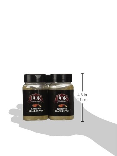 Lior Ground Black Pepper Seasoning, 4.94-Ounce Jars (Pack Of 3) #TOP4