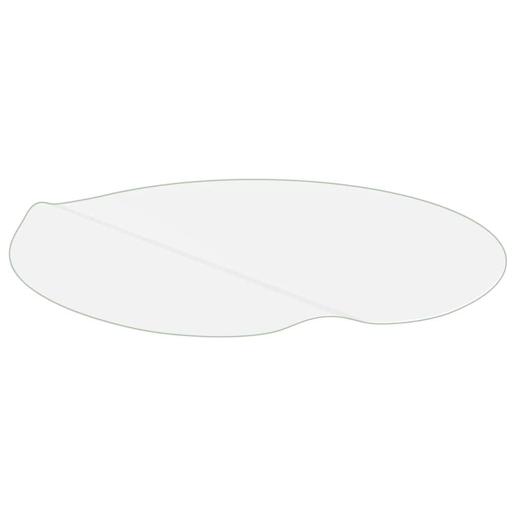 Lámina de mesa redonda transparente de 90 cm de diámetro, PVC, 1,6 mm, película protectora para comedor, oficina, terraza, muebles, suelo, duradera, impermeable, resistente a los arañazos