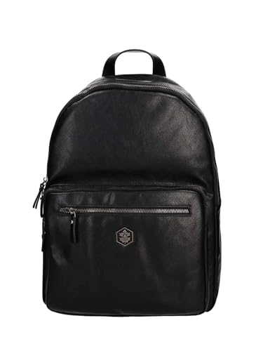 Sac à dos homme Lumberjack noir étanche et robuste avec compartiments pratiques