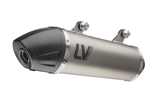 Silencieux LeoVince de haute précision en inox et coupelle carbone pour moto 2025