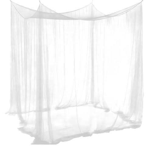 ACTOYS Mückennetz Bett XXL, Moskitonetz Reise Outdoor, Moskitonetz Doppelbett Einzelbett, Betthimmel Rechteckig, Mosquito Net Bed, Himmelbett Vorhänge-2.2x2x2M