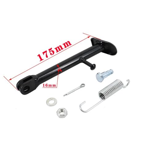 Side stand compatible avec PW80 PY80 béquille moto 175mm - 4