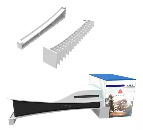 New World Horizontal Base Stand for PS5 DE/UHD Gaming Console, Horizontal stand For PS5 With Disc Slot