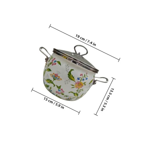 Marmite en émail robuste supérieure casserole multifonctionnelle durable - 3