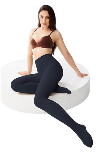 Image of leg elegant Women's 80 Den Microfiber Soft Opaque Tights Pantyhose