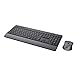 Trust Trezo Wireless Spanische QWERTY Tastatur und Maus, Langlebiges Design, leise und ergonomische Tastatur, Handgelenkstütze, 48 Monate Akku, 2,4 GHz, Mac, PC, Laptop