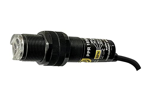 M18 Photo Sensor, NPN, NO+NC, Made in India, AUTONIX PPR-18500-N3